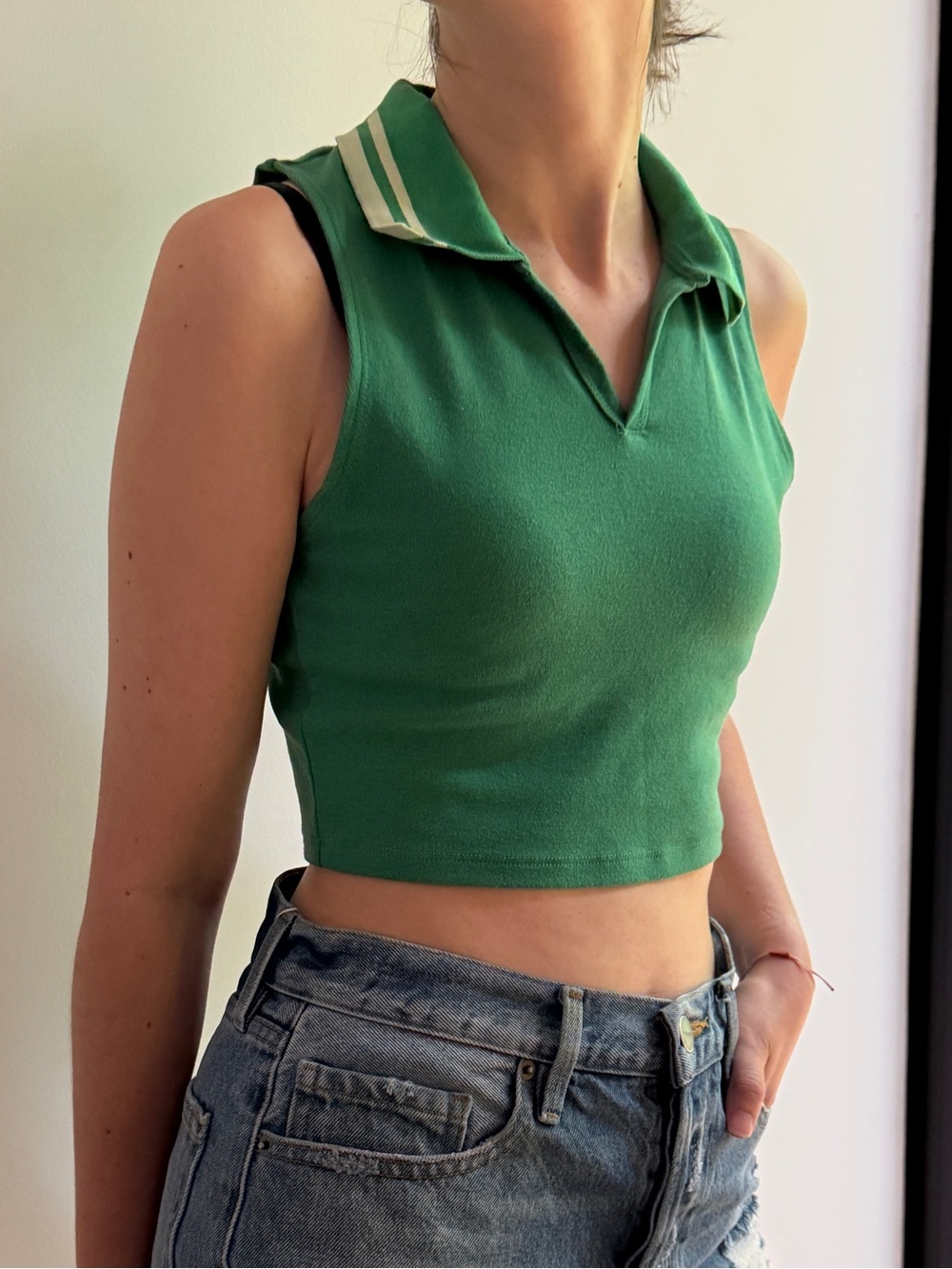 Aritzia Sunday Best Knox Tank green - S